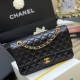 Replica Chanel 13009 CFR#12308 Buddha Luxury Replica Chanel Medium Classic Handbag In Black Grained Calfskin And Gold-Tone Metal Uk - 13009 - Buddha Luxury