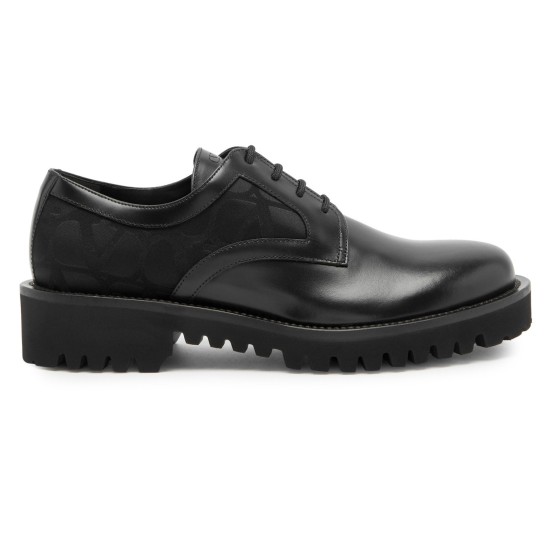 Replica VLOGO LEATHER DERBY SHOES BLACK LEATHER - VL206 UK replica VLOGO LEATHER DERBY SHOES BLACK LEATHER - VL206 UK