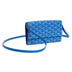 Varenne Continental Wallet Sky Blue Uk