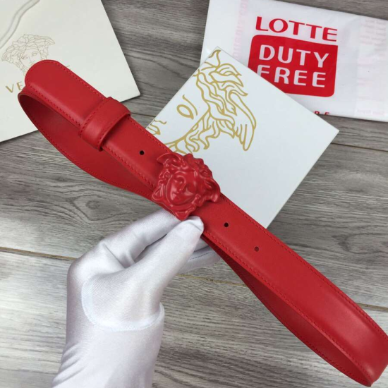 Replica MEDUSA HEAD LEATHER RED BELT - B50 UK replica MEDUSA HEAD LEATHER RED BELT - B50 UK