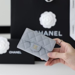 GREY CAVIAR COMPACT WALLET UK