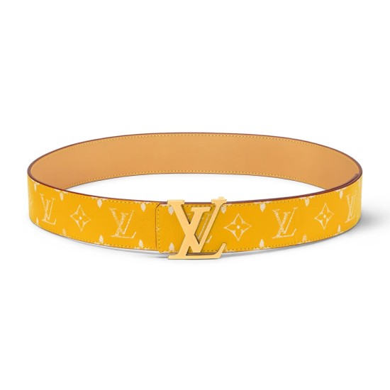 Replica LV INITIALES 40MM REVERSIBLE BELT YELLOW - B359 UK replica LV INITIALES 40MM REVERSIBLE BELT YELLOW - B359 UK