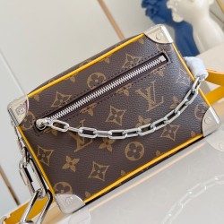 Mini Soft Trunk Safran Yellow Monogram Macassar Coated Canvas And Cowhide Leather M12767 Uk Mini Soft Trunk Safran Yellow Monogram Macassar Coated Canvas And Cowhide Leather M12767 Uk