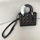 Replica Dior 13313 DFR#11144 Buddha Luxury Replica Small Lady Bag Gradient Patent And Matte Black Cannage Lambskin Uk - 13313 - Buddha Luxury