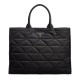 replica RE-NYLON TOTE BAG IN BLACK UK