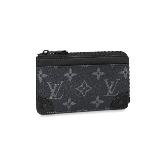 replica MULTI CARD HOLDER TRUNK MONOGRAM ECLIPSE COATED CANVAS UK