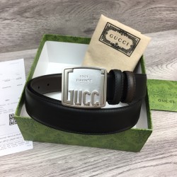 PLAQUE BUCKLE BELT IN BLACK - B364 UK PLAQUE BUCKLE BELT IN BLACK - B364 UK