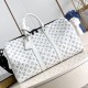 Replica Keepall Bandouliere 50 White Monogram Shadow Leather M24954 Uk - 15549 - Buddha Luxury