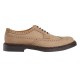 replica LACE-UP SHOES WITH BROGUE DETAILS TAN SUEDE - GC407 UK