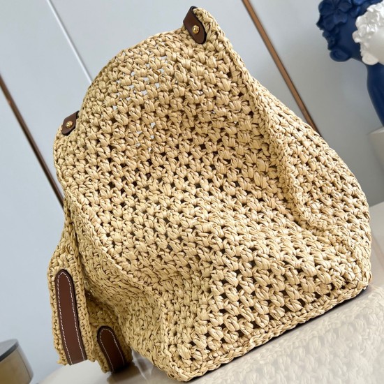 Replica L 13793 LFR#13032 Buddha Luxury Replica Onthego Mm Tote Bag Natural/Tan Raffia M24723 Uk - 13793 - Buddha Luxury