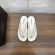 replica RUBBER THONG SANDALS IN WHITE - PDS25 UK