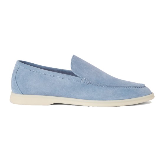 Replica Summer Walk Loafers Blue Suede - Lr55 Uk - 11190 - Buddha Luxury