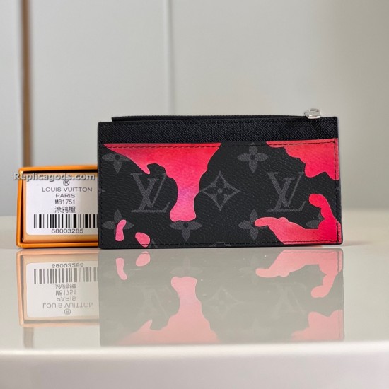 replica COIN CARD HOLDER MONOGRAM ECLIPSE UK