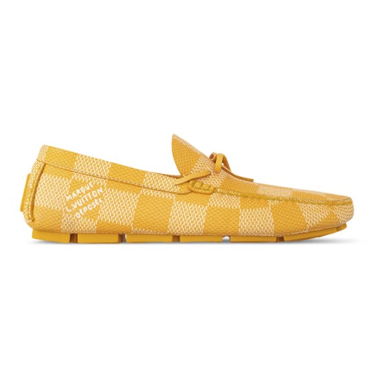 Replica L 11234 LFR#12092 Buddha Luxury Replica Lv Driver Mocassin In Yellow - Lv701 Uk - 11234 - Buddha Luxury