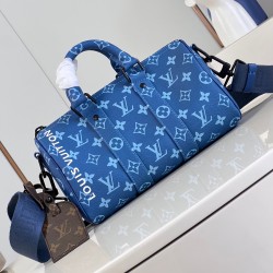 KEEPALL BANDOULIERE 25 BLUE M46803 UK