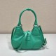 Replica Prada 14249 PFR#9455 Buddha Luxury Replica Moon Padded Nappa-Leather Bag Green Uk - 14249 - Buddha Luxury