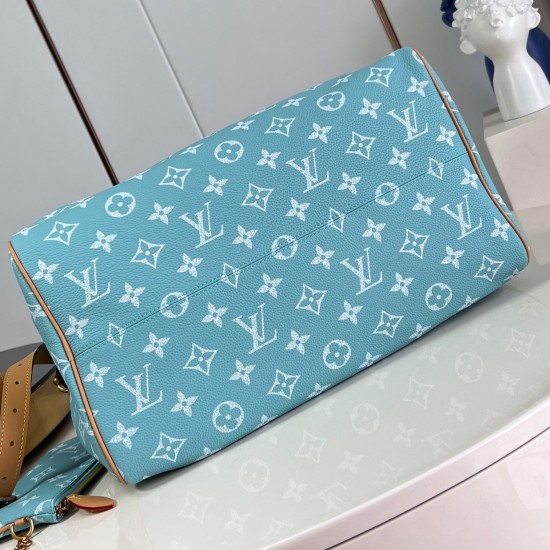 Replica L 15526 LFR#12004 Buddha Luxury Replica Speedy P9 Bandouliere 40 Blue Soft Calfskin M24419 Uk - 15526 - Buddha Luxury