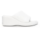 Replica Logo-Print Wedge Sandals In White - Bbs24 Uk - 14830 - Buddha Luxury