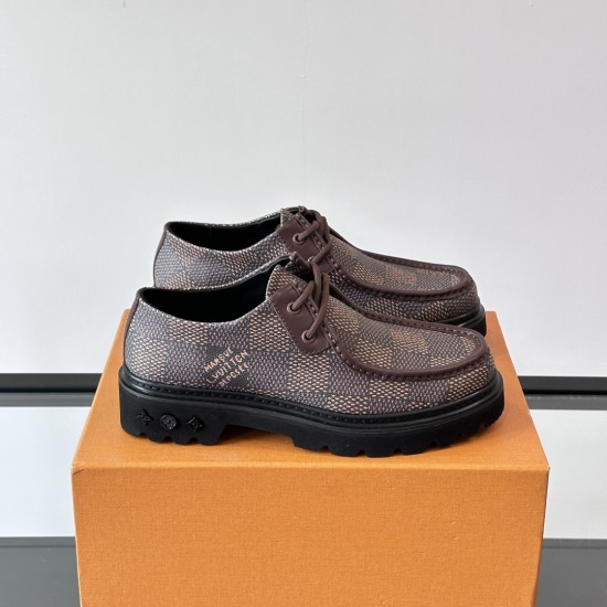 Replica L 11992 LFR#15383 Buddha Luxury Replica Ranger Derby Shoes In Brown - Lv810 Uk - 11992 - Buddha Luxury