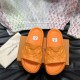 replica WATERFRONT MULE SLIDES IN ORANGE - LVS73 UK