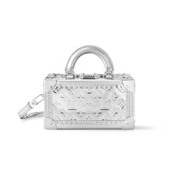 Valisette Tresor Handcase Silver Monogram Canvas M12797 Uk