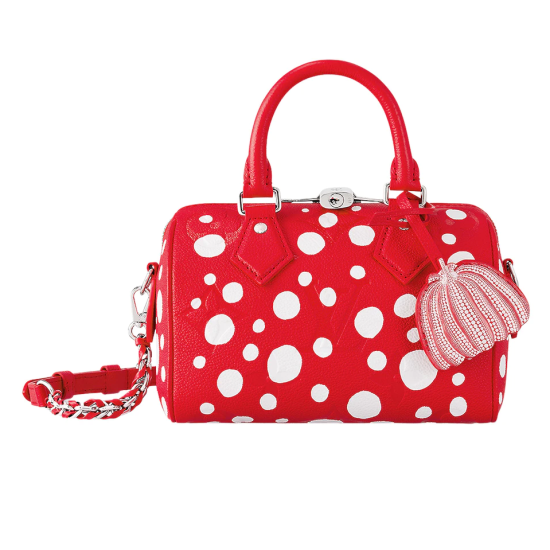 replica X YAYOI KUSAMA SPEEDY BANDOULIERE 20 MONOGRAM EMPREINTE LEATHER M46411 UK
