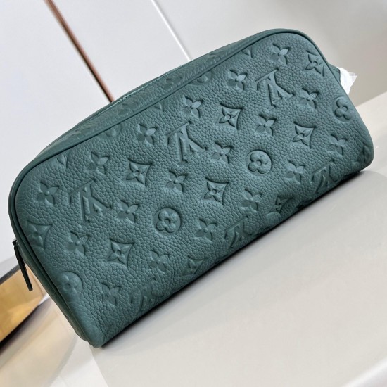 Replica L Men Clutch and pouch Dopp Kit Forest Green Monogram Taurillon M24442 Uk Replica L Men Clutch and pouch Dopp Kit Forest Green Monogram Taurillon M24442 Uk