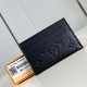 replica DOUBLE CARD HOLDER IN BLACK MONOGRAM SHADOW M81415 UK