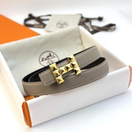 replica H INFINI BUCKLE & REVERSIBLE LEATHER STRAP 24MM - B390 UK