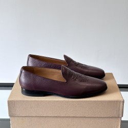 CREST LOAFERS IN BURGUNDY UK CREST LOAFERS IN BURGUNDY UK