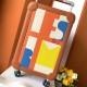 replica R.M.S CABIN SUITCASE IN ORANGE AND BROWN UK