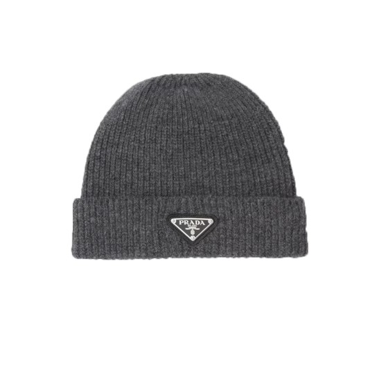 replica WOOL AND CASHMERE BEANIE IN GREY UK