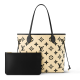 Replica L 14036 LFR#7669 Buddha Luxury Replica Neverfull Mm Tote Bag In Black And Beige M22838 Uk - 14036 - Buddha Luxury