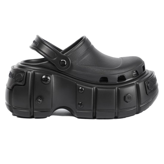replica X CROCS HARDCROCS™ MULES IN BLACK - BBS25 UK