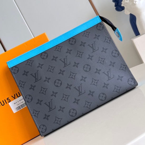 Replica L Men Clutch and pouch Pochette Voyage Mm Turquoise Monogram Eclipse Reverse M11466 Uk