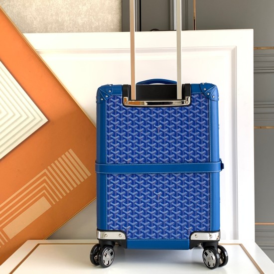 replica BOURGET PM TROLLEY CASE IN BLUE UK