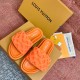 replica POOL PILLOW COMFORT SLIDES IN ORANGE - LVS61 UK