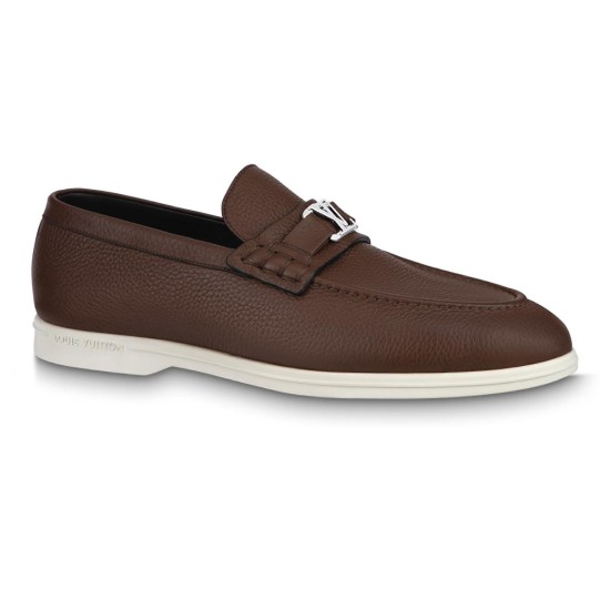 replica ESTATE LOAFERS IN BROWN - LV677 UK