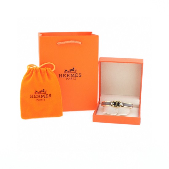 replica HERMES MINI CLIC CHAINE DANCRE BRACELET MARRON GLACÉ UK