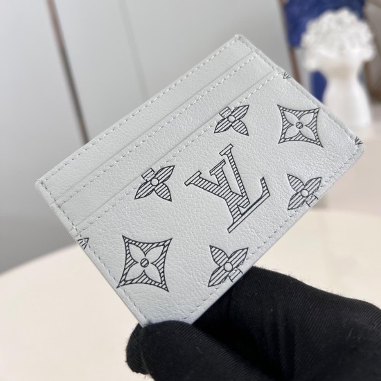 replica DOUBLE CARD HOLDER WHITE MONOGRAM SHADOW M83699 UK