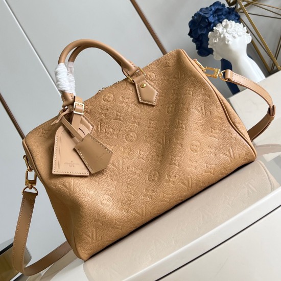 Replica Speedy Soft 30 Handbag Arizona Beige Monogram Empreinte Cowhide Leather M11323 Uk - 13764 - Buddha Luxury