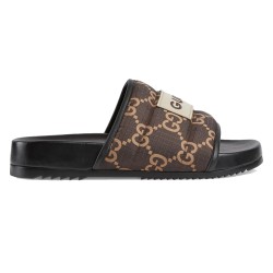 Men's Gg Slide Sandals In Brown - Gcs30 Uk