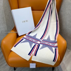 LOGO PRINTED SCARF IN WHITE UK