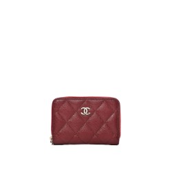 CLASSIC ZIPPED COIN PURSE IN BURDUNGY UK