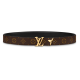 replica PRETTY LV 30MM REVERSIBLE BELT BROWN - B338 UK