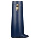 replica SHARK LOCK BOOTS IN LEATHER IN BLUE - GVC147 UK