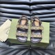 Replica Gucci 11688 GFR#11604 Buddha Luxury Replica Sandals With Double G Beige And Ebony Original Gg Canvas - Gcs38 Uk - 11688 - Buddha Luxury
