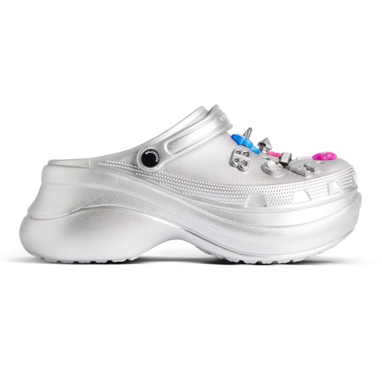Replica Crocs Mule Jibbitz In Silver - Bbs28 Uk