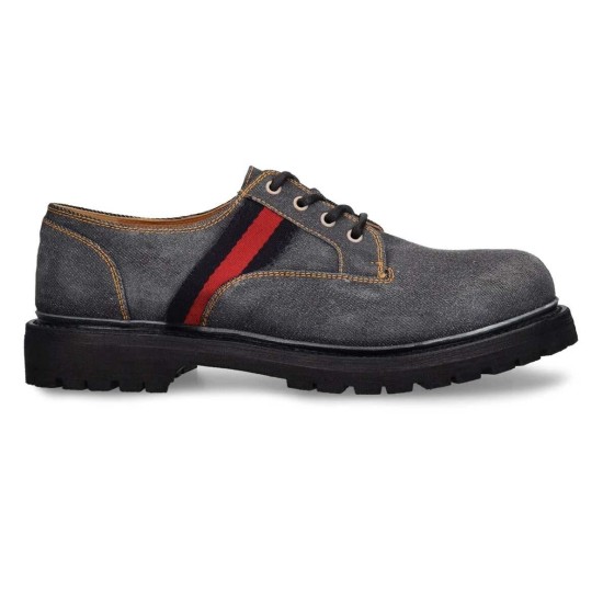 replica DENIM LACE-UP SHOES GREY - GC378 UK