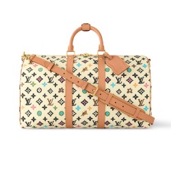 Keepall Bandouliere 50 Vanilla Monogram Craggy Coated Canvas M25233 Uk
